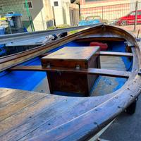 Barca gozzo ligure legno vetroresina
