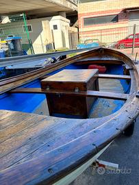 Barca gozzo ligure legno vetroresina
