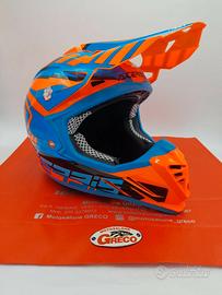 Casco Acerbis Profile 2.0 Arancione-Celeste (M)