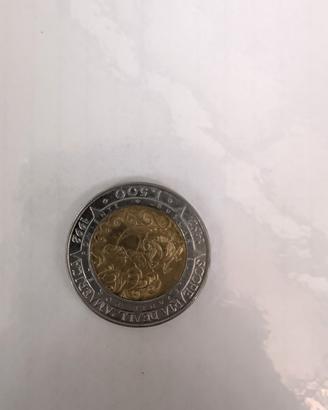 500 Lire commemorativa scoperta dell'America 1992