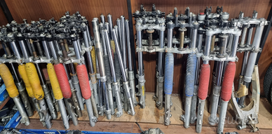 Varie forcelle con piastre Yamaha tenere-tt-xt