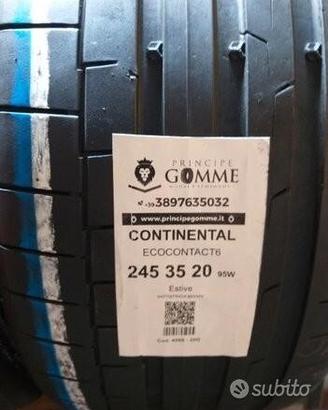 2 gomme 245 35 20 continental a4588