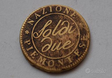 2 SOLDI 1800 TORINO - REPUBBLICA PIEMONTESE
