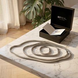 Breil, New Snake, Parure, Collana, Bracciale