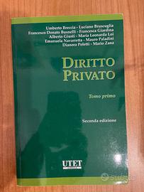 Diritto privato tomo primo
