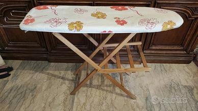 Asse da stiro pieghevole in legno