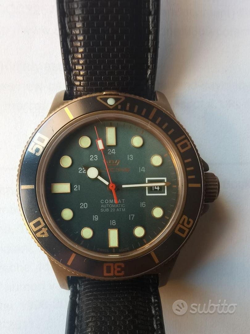 GLYCINE COMBAT SUB BRONZE GL0281 Abbigliamento e Accessori In