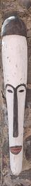 Maschera Africana Etnica in Legno  – Decorata