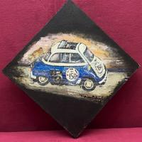 BMW ISETTA / Iso opera quadro dipinto auto epoca