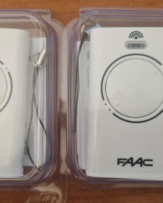 2 telecomandi FAAC 433 MHZ XT2 433 SLH LR 787007