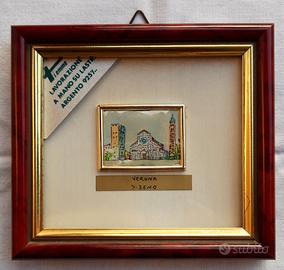 Miniatura su foglia argento