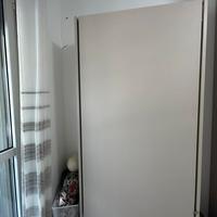 Letto singolo a scomparsa verticale essedue beige