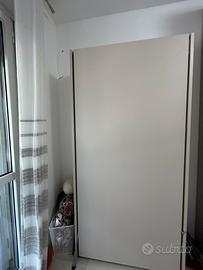 Letto singolo a scomparsa verticale essedue beige