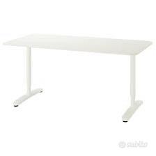 Scrivania Ikea Bekant bianca