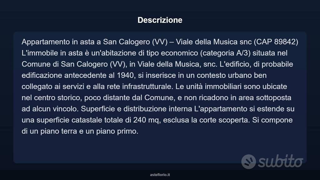 Appartamento – San Calogero, Piazza S. Francesco, Vibo Valentia - Vista 4