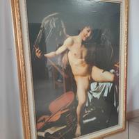 cornice in legno dorata 110*82cm