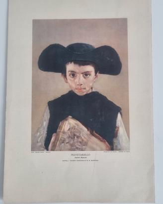 Stampa riproduzione del quadro Prevetariello