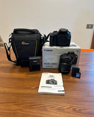 Canon Eos 1300D fotocamera reflex