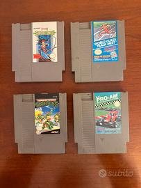Lotto 4 giochi per Nintendo NES