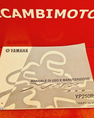 MANUALE USO MANUTENZIONE YAMAHA XMAX