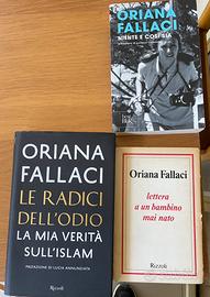 N.3 libri di Oriana Fallaci