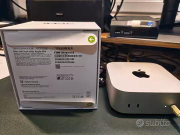 Mac mini m4 24 GB RAM e 512 GB di ssd