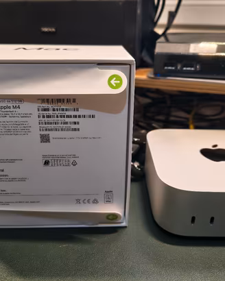 Mac mini m4 24 GB RAM e 512 GB di ssd