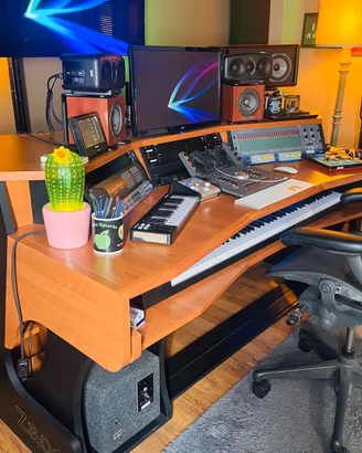 Mobile rack studio registrazione Zaor Miza