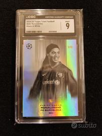 Topps Ronaldinho 1/10 Total Football CGC 9 