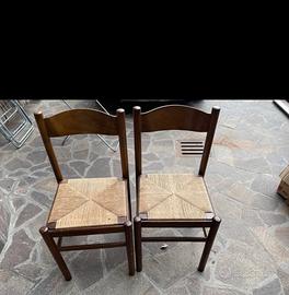 Sedie in legno