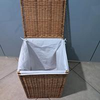 cesto vimini per bucato