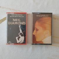 2 Cassette Mina Canta Lucio & Neil Diamond Anni 70