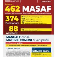 Concorso 462 MASAF. Manuale con le materie comuni 