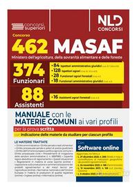 Concorso 462 MASAF. Manuale con le materie comuni 
