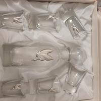 Bottiglia e bicchieri Argento 800 925