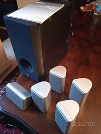 Home Theatre Yamaha 5 altoparlanti + SubWoofer