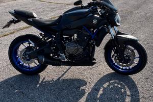 Yamaha MT 07 35kw depotenziata a libretto