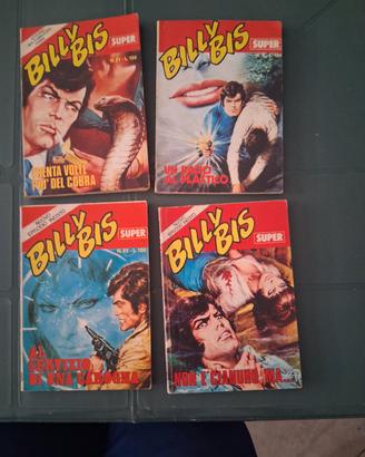 Lotto 4 Fumetti BILLY BIS SUPER Originali anni '70
