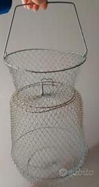 Retino per pesca in metallo