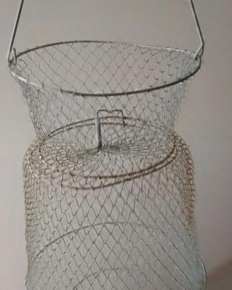 Retino per pesca in metallo