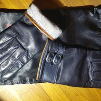 Guanti donna pelle e cashmire Bruno Carlo