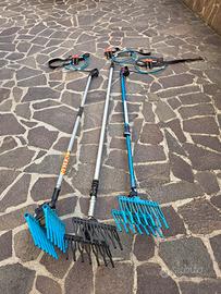 Kit raccolta olive: Compressore +3 abbacchiatori