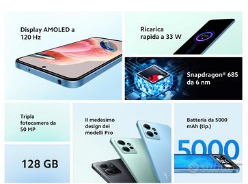 Redmi Note 12 Ice Blue 4 GB + 64 GB
