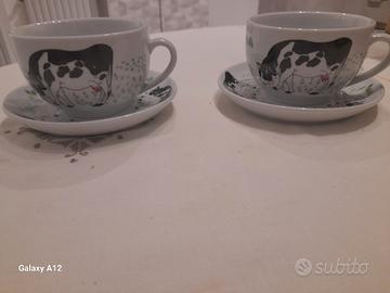 Coppia tazze grandi da colazione 