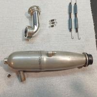 Marmitta per motore scoppio 3,5 cc. pista on road