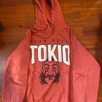 Felpa rossa PULL&BEARxNETFLIX taglia xs
