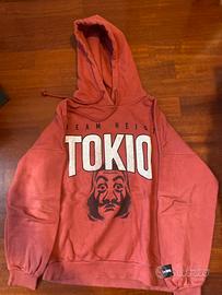 Felpa rossa PULL&BEARxNETFLIX taglia xs