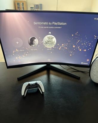 Play station 5 + monitor Samsung G5 + cuffie elite