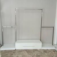 Appenderia in acciaio inox con cassettiere