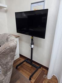 monitor tv compreso piedistallo e telecomando